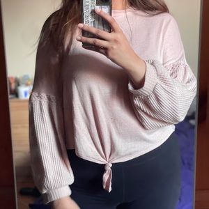 Semi formal warm crop sweater size L/XL